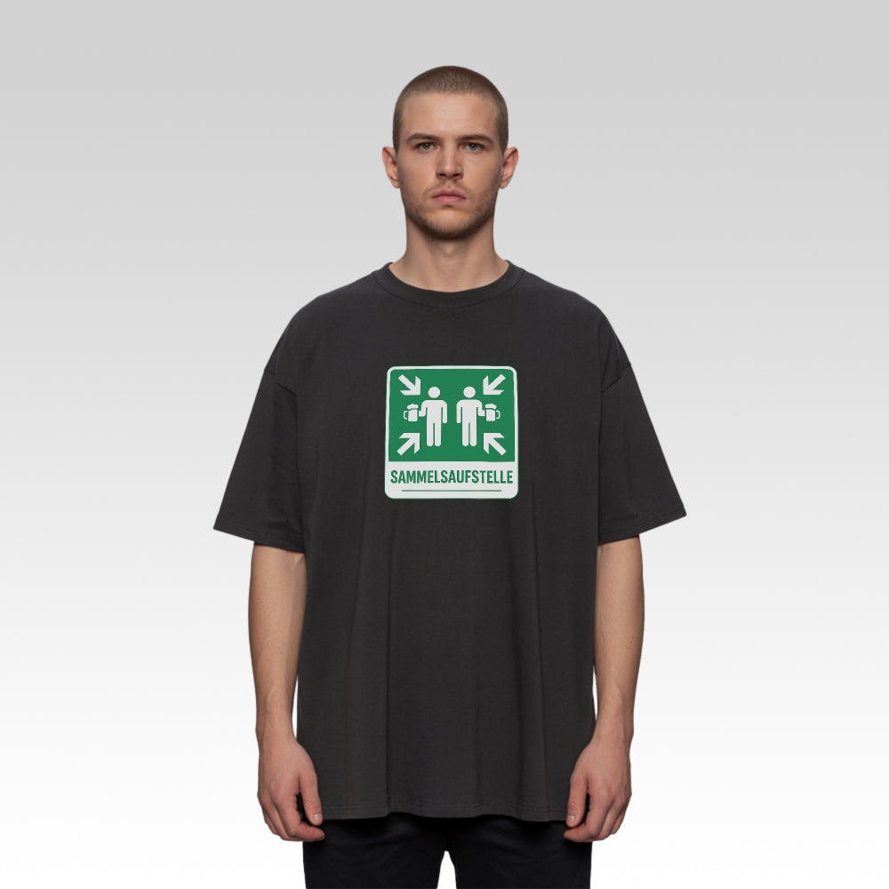 SAMMELSAUFSTELLE - Oversize T-Shirt