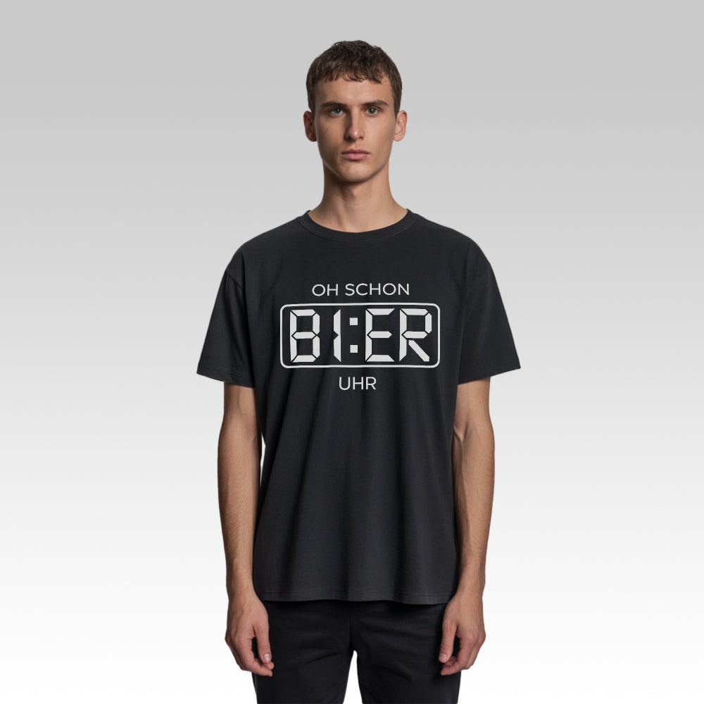 BIER UHR - T-Shirt