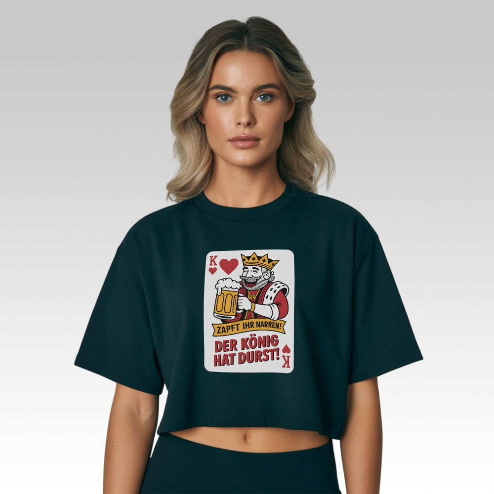 KÖNIG - Oversize Crop-Top