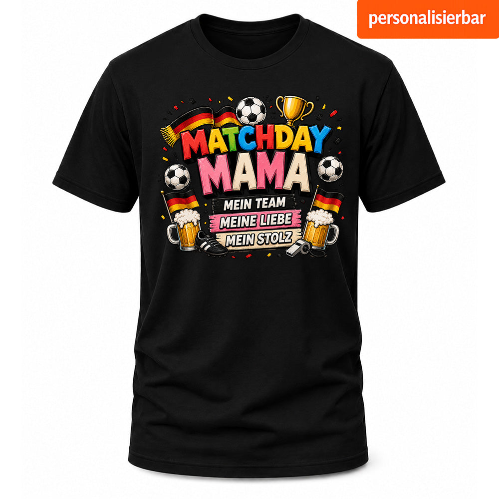 Matchday Mama Fußball T-Shirt