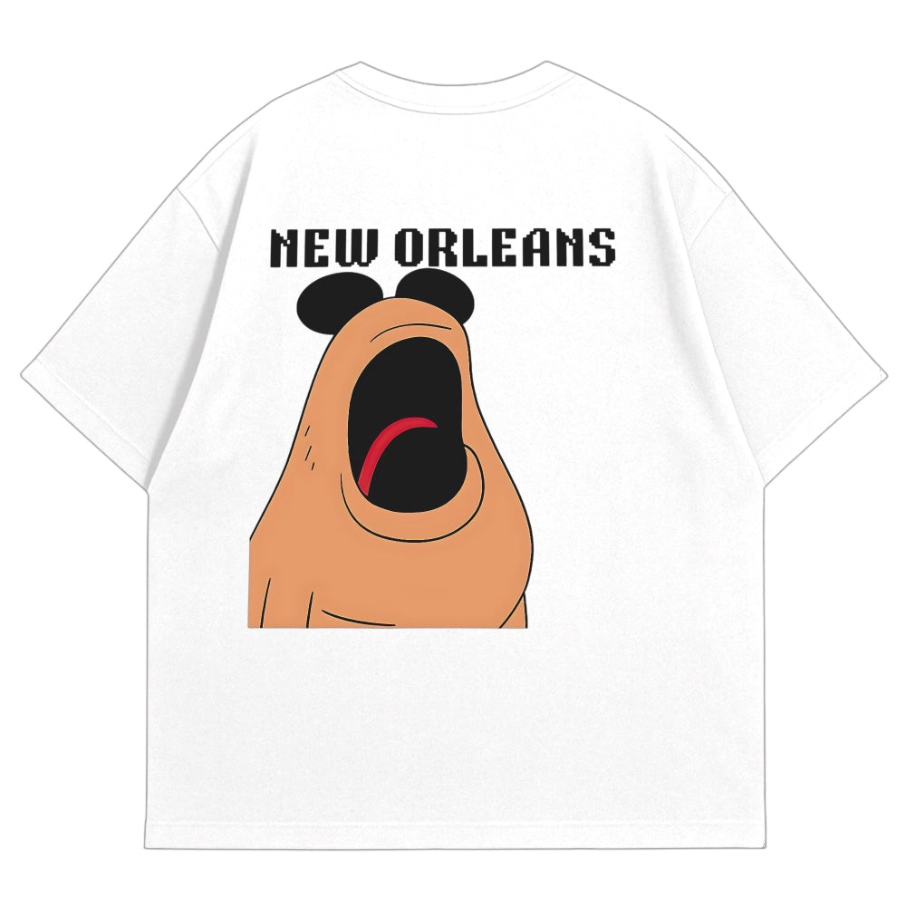 New Orleans Oversize Shirt Weiß