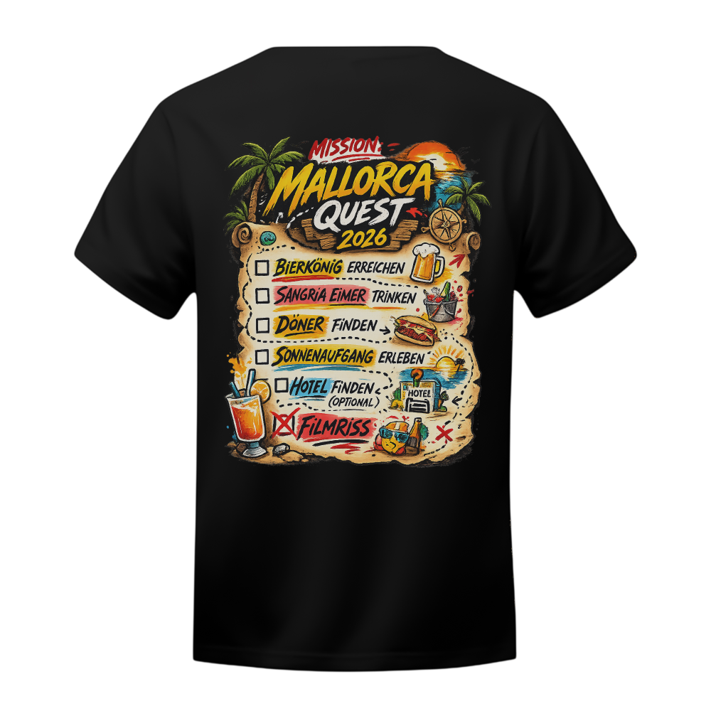 Malle Quest T-Shirt (Backprint)