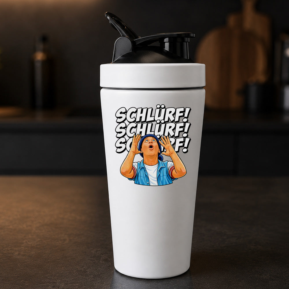Schlürf Shaker Weiß