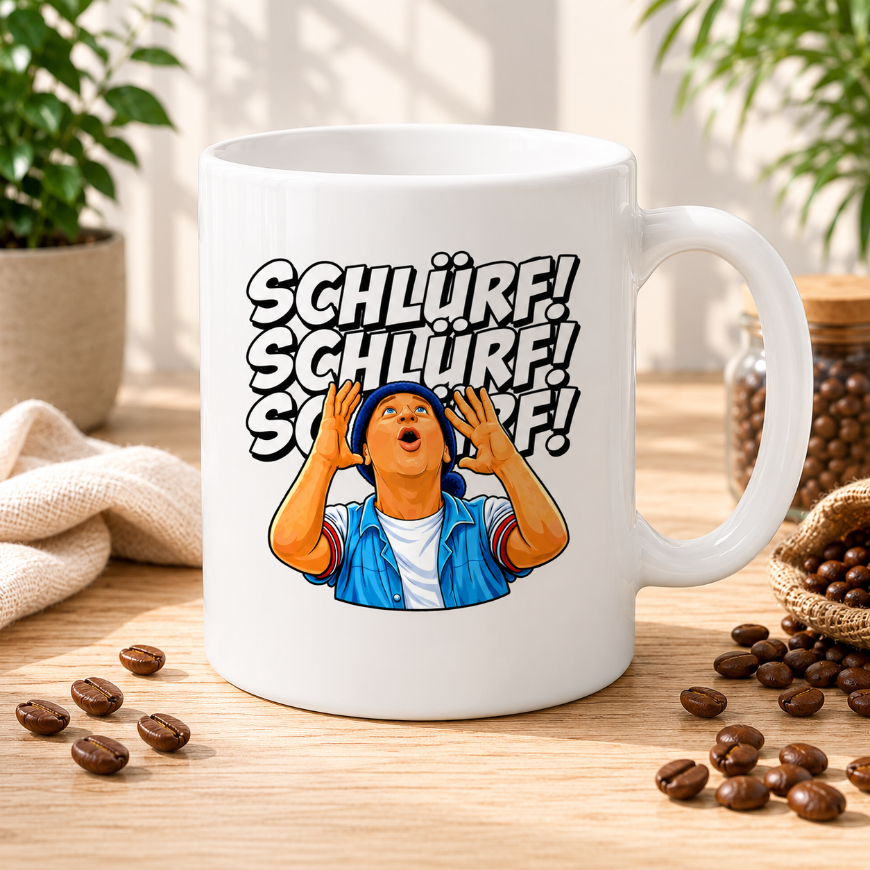 Schluerf Tasse Weiss