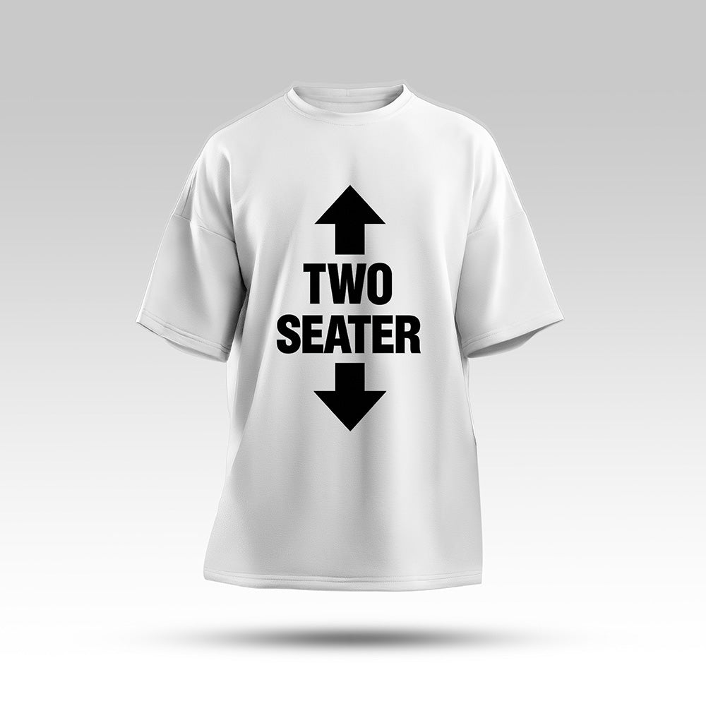 Two Seater Oversize Shirt Weiss