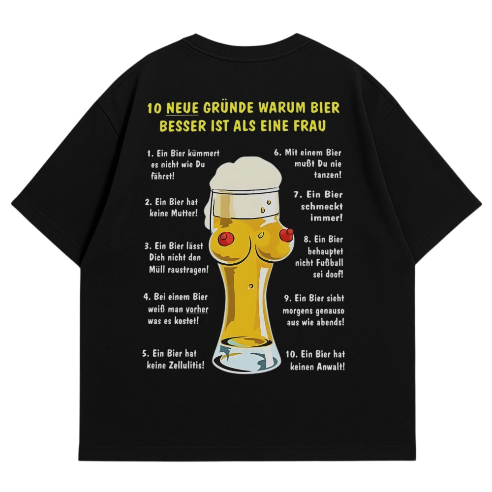 Zehn Gruende Oversize Shirt Schwarz